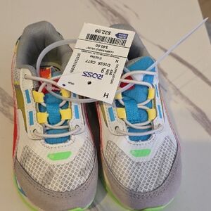 Puma Kids Sneakers - White, Blue, Yellow, and Green